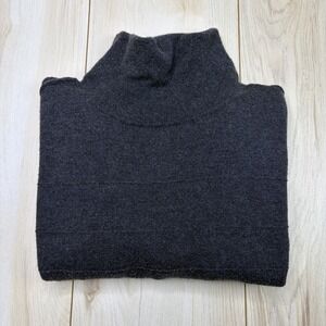 Smartwool Women's Spruce Creek Mock Neck Sweater Size Small Heather Gray Stretch